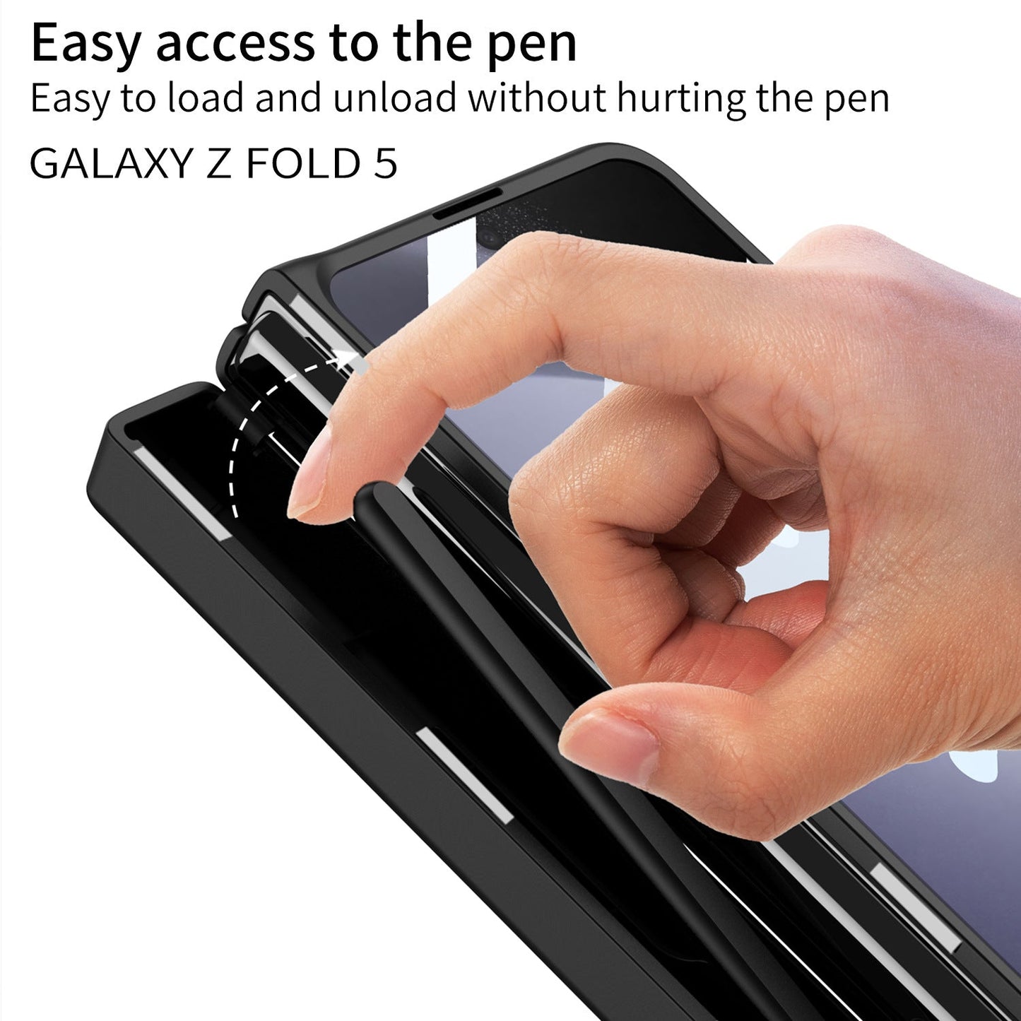 Hinge All-inclusive 360 Protection Strength Anti-fall Case For Samsung Galaxy Z Fold5