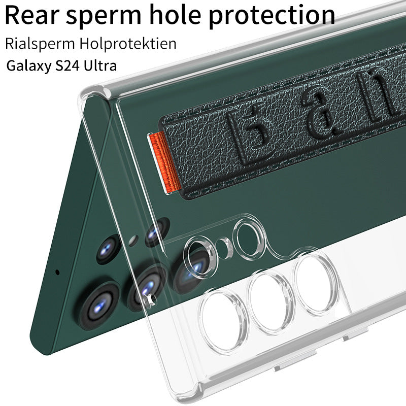 Samsung Galaxy S24Ultra S24 Series Transparent Wristband Phone Case