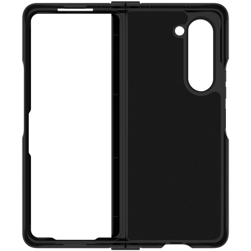 Fully Surrounded Carbon Fiber Texture Samsung Galaxy Z Fold5 Case