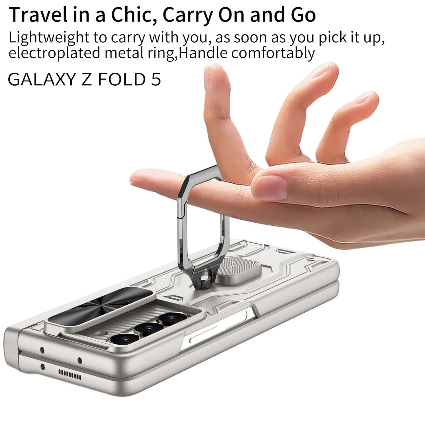 Hinge All-inclusive 360 Protection Strength Anti-fall Case For Samsung Galaxy Z Fold5