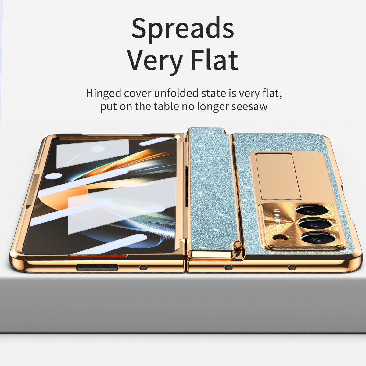 Crystal Style  All-Inclued Case For Samsung Galaxy Z Fold5 Fold4 Fold3