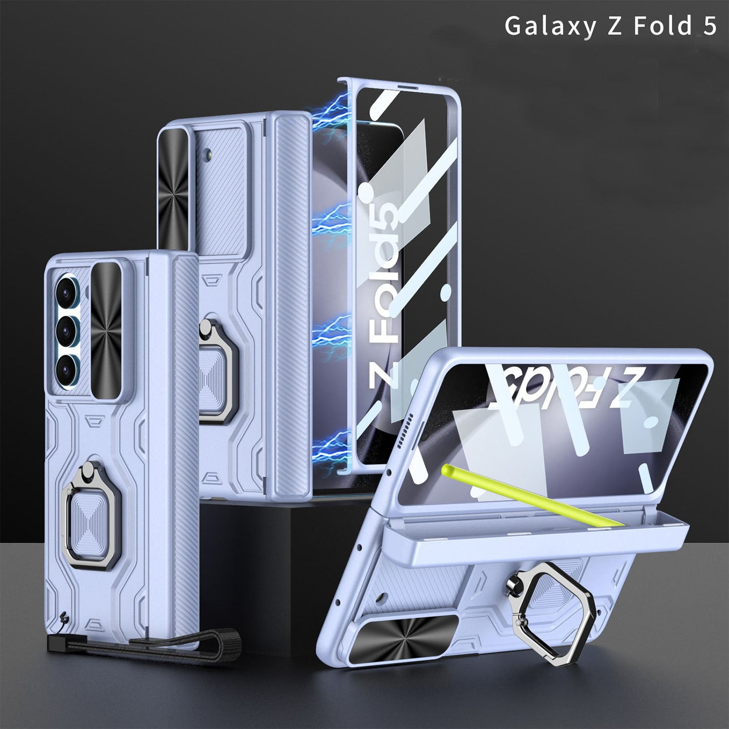 Hinge All-inclusive 360 Protection Strength Anti-fall Case For Samsung Galaxy Z Fold5