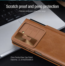 Cargar imagen en el visor de la galería, Leather case for Samsung Galaxy Z Fold5 (Fold 5 5G) W24
