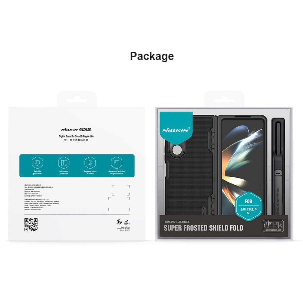 Super Frosted Shield Fold Pen holder version Matte cover case for Samsung Galaxy Z Fold5 W24