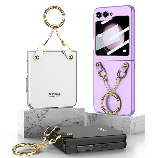Necklace Ring Shell Case For Samsung Galaxy Z Flip5