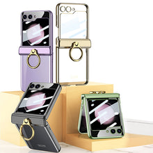 Carregar imagem no visualizador da galeria, Magnetic Hinge Phantom Samsung Galaxy Z Flip5 Case with Ring Bracket
