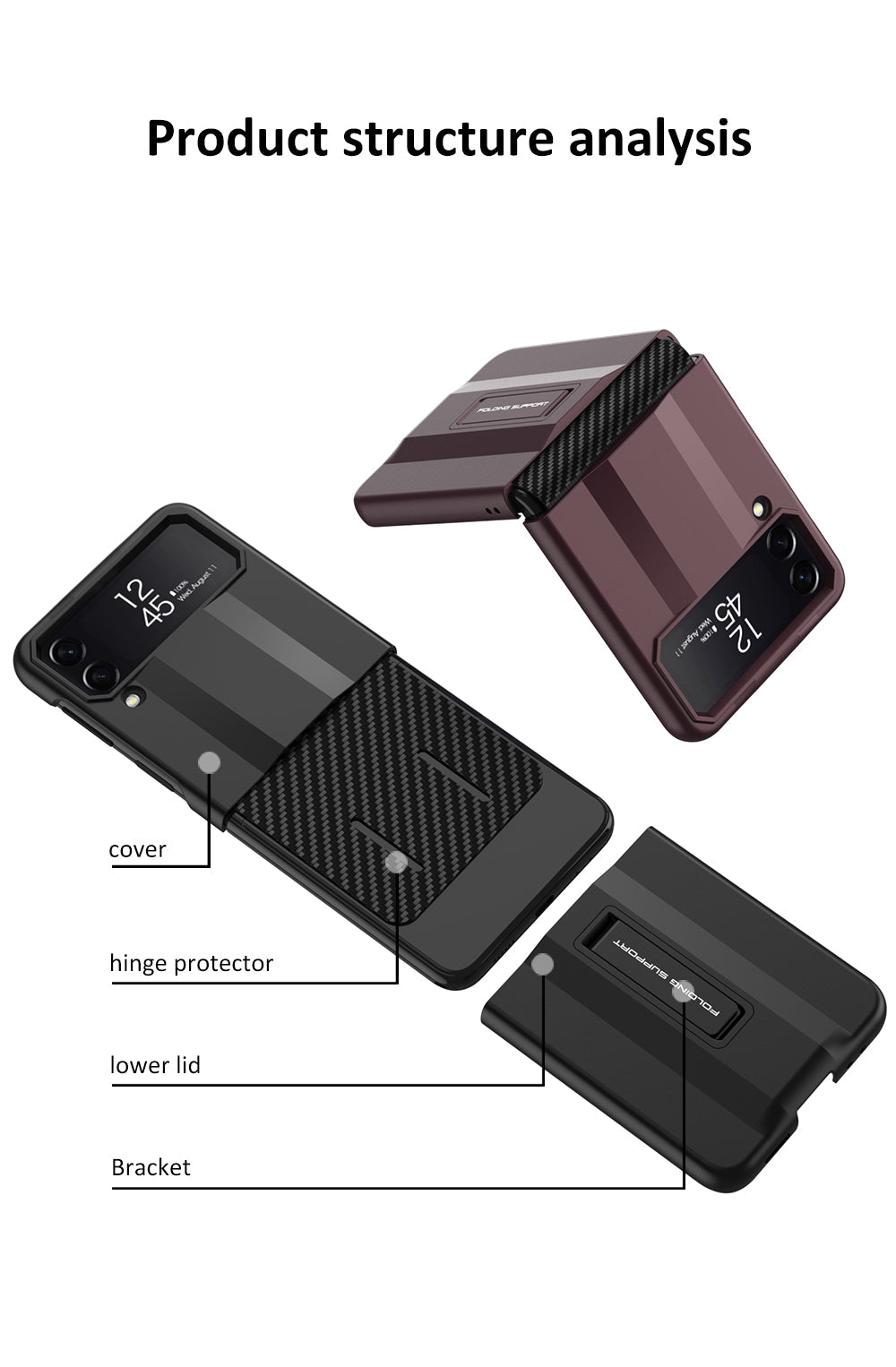 Samsung Galaxy Z Flip4 5G Full Protection Shockproof Case