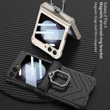 Carregar imagem no visualizador da galeria, Magnetic Hinge Shell Integrated Armor Case For Samsung Galaxy Z Flip5
