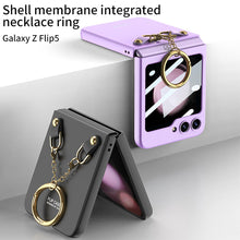 Cargar imagen en el visor de la galería, Necklace Ring Shell Case For Samsung Galaxy Z Flip5
