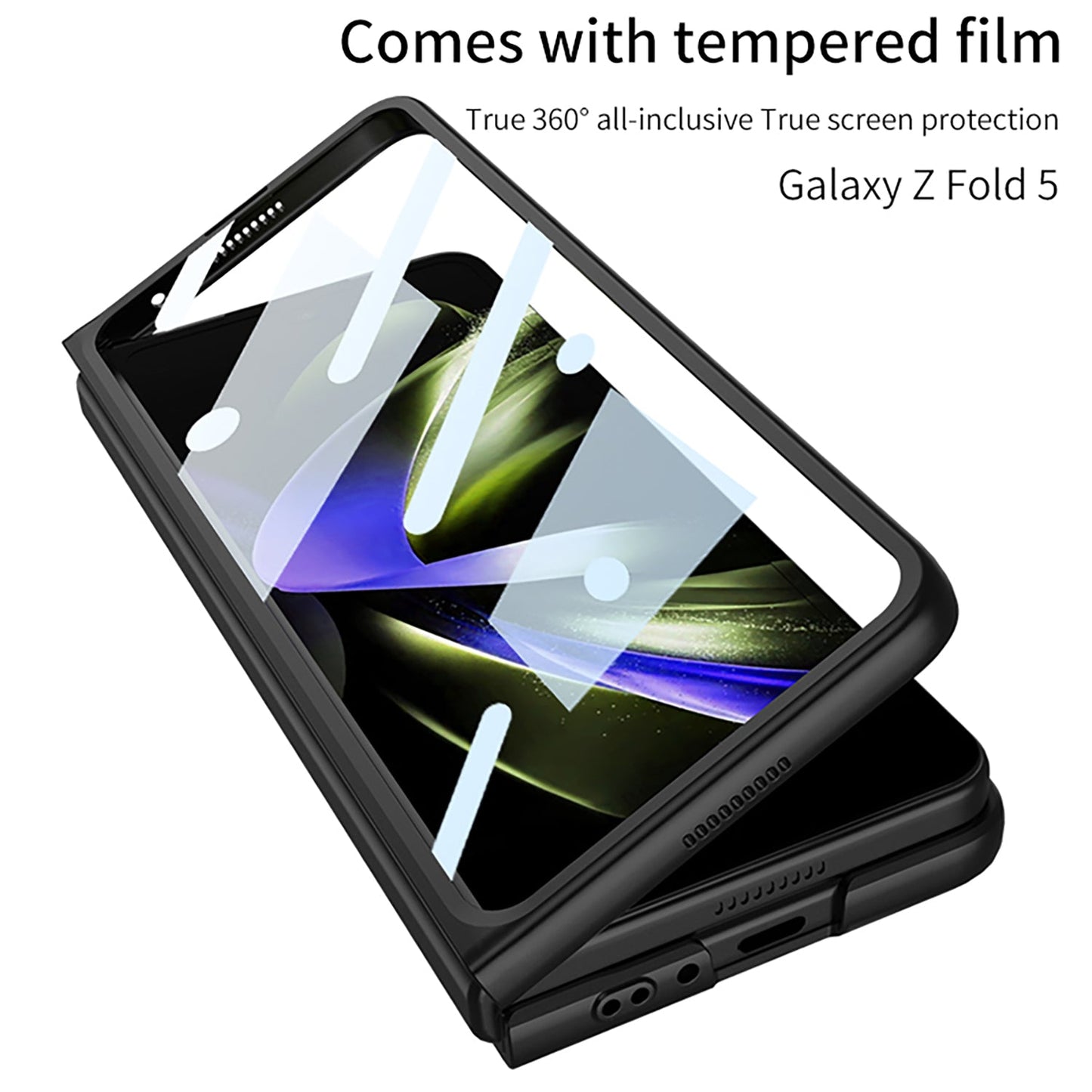 All-inclusive Protection Case For Samsung Galaxy Z Fold5 With High-definition Explosion-proof Film