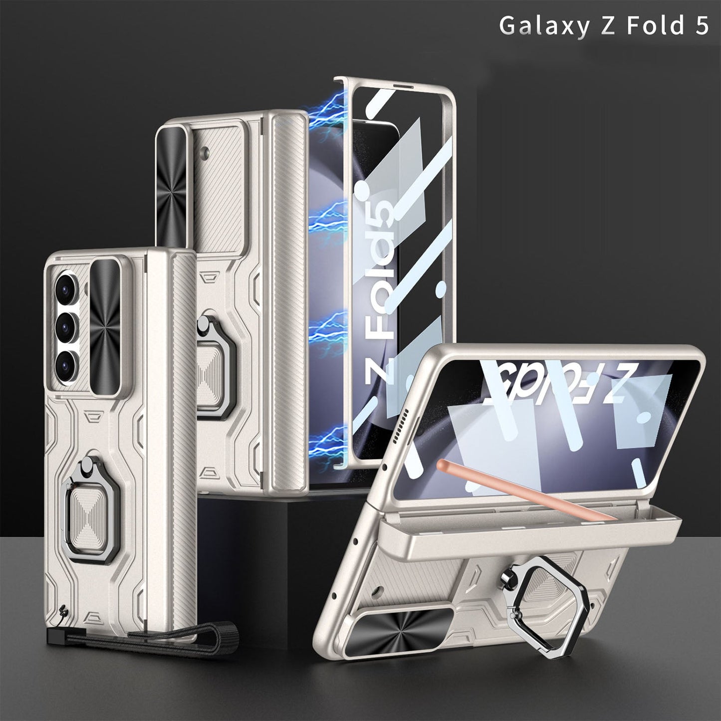Hinge All-inclusive 360 Protection Strength Anti-fall Case For Samsung Galaxy Z Fold5
