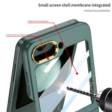 Carregar imagem no visualizador da galeria, Samsung Galaxy Z Flip5 Ultra-thin Pupil Shell intergrated Case With Electroplated Lens Full Protected
