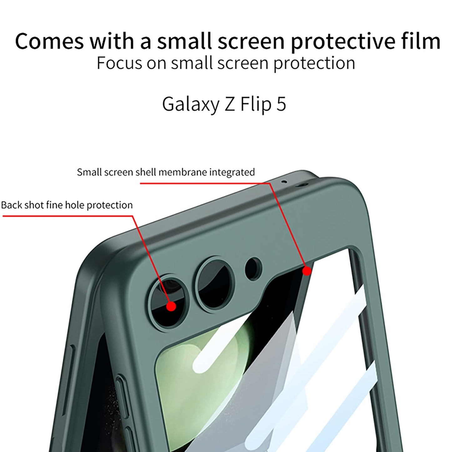 Magnetic Hinge Bracket All-included Shockproof Phone Case For Samsung Galaxy Flip 5/4/3