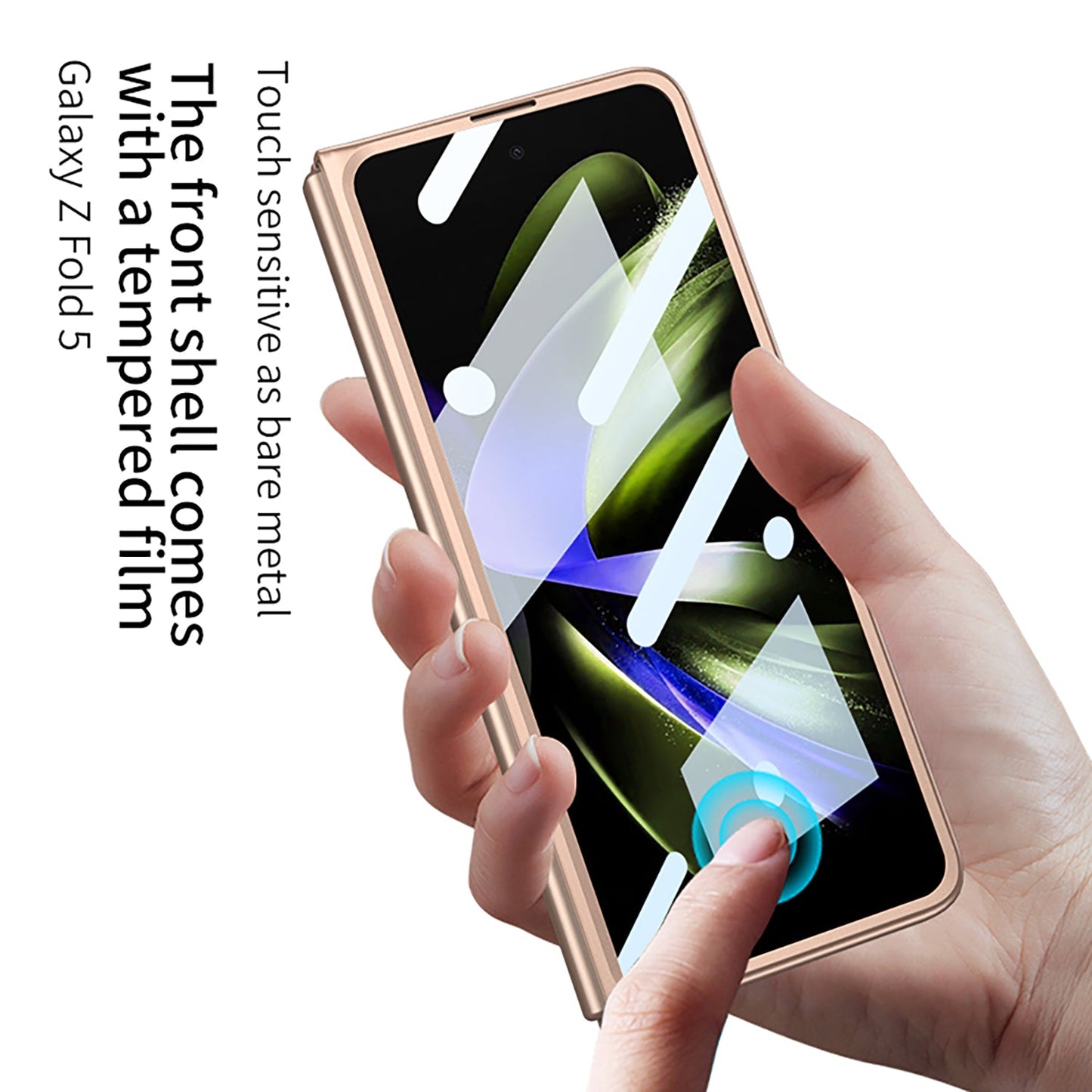 All-inclusive Protection Case For Samsung Galaxy Z Fold5 With High-definition Explosion-proof Film