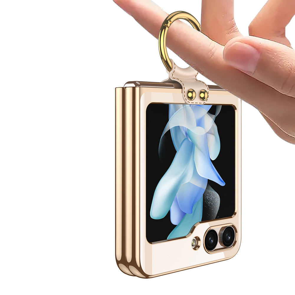 Samsung Galaxy Z Flip5 Phantom Plating Case With Ring Bracket