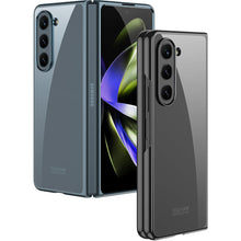 Load image into Gallery viewer, Electroplated Phantom Galaxy Z Fold 5 Case with Front Screen Tempered Glass Protector &amp; Ring
