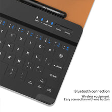 Cargar imagen en el visor de la galería, Bluetooth 3.0 Keyboard Leather Cover For Galaxy Z Fold5 Fold4 Fold3 5G
