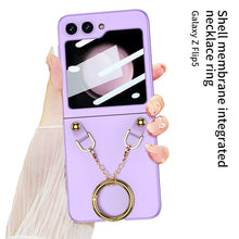 Lade das Bild in den Galerie-Viewer, Necklace Ring Shell Case For Samsung Galaxy Z Flip5
