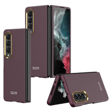 Carregar imagem no visualizador da galeria, Full-Protection Hard Case With Electroplated lens Frame For Samsung Galaxy Z Fold4 5G
