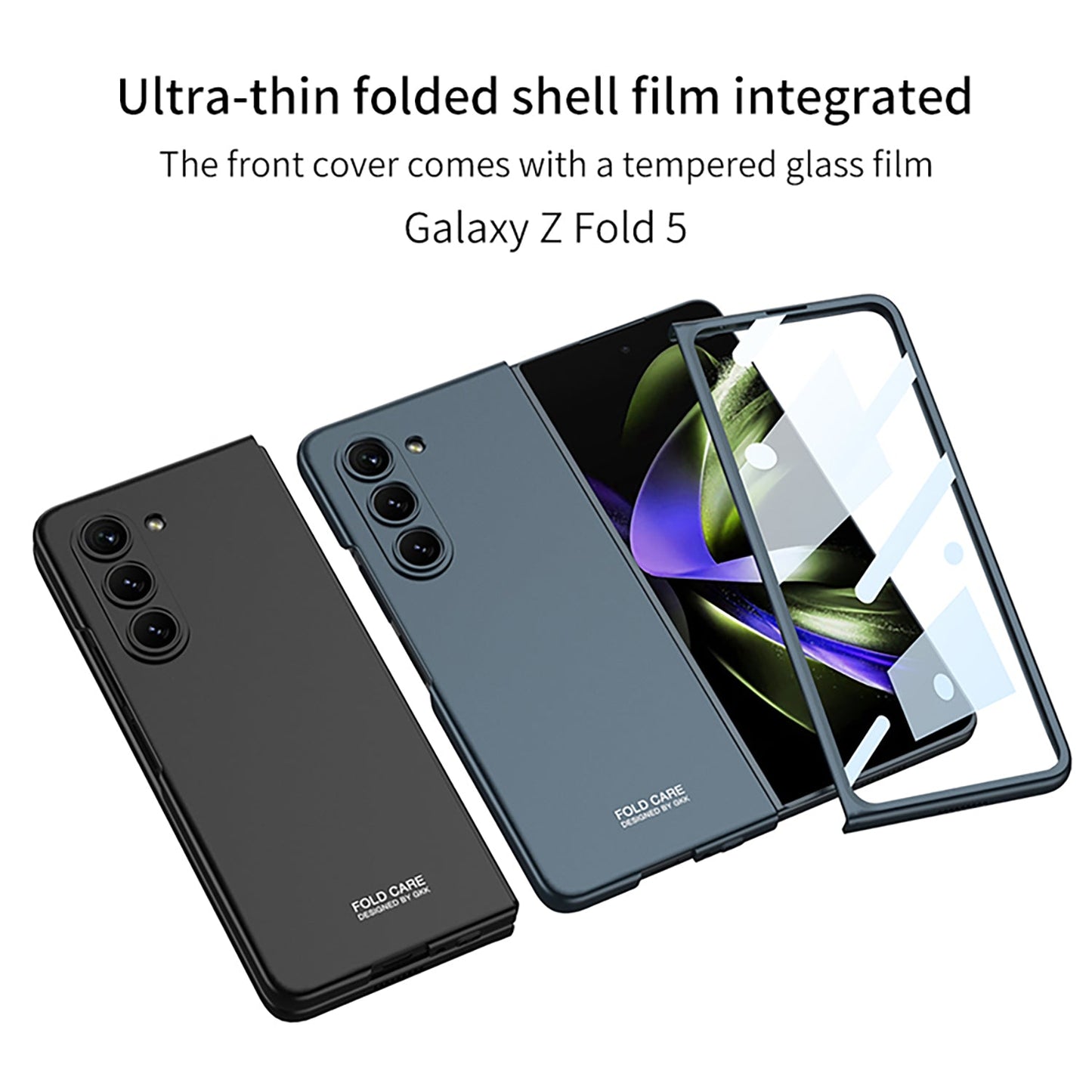 All-inclusive Protection Case For Samsung Galaxy Z Fold5 With High-definition Explosion-proof Film