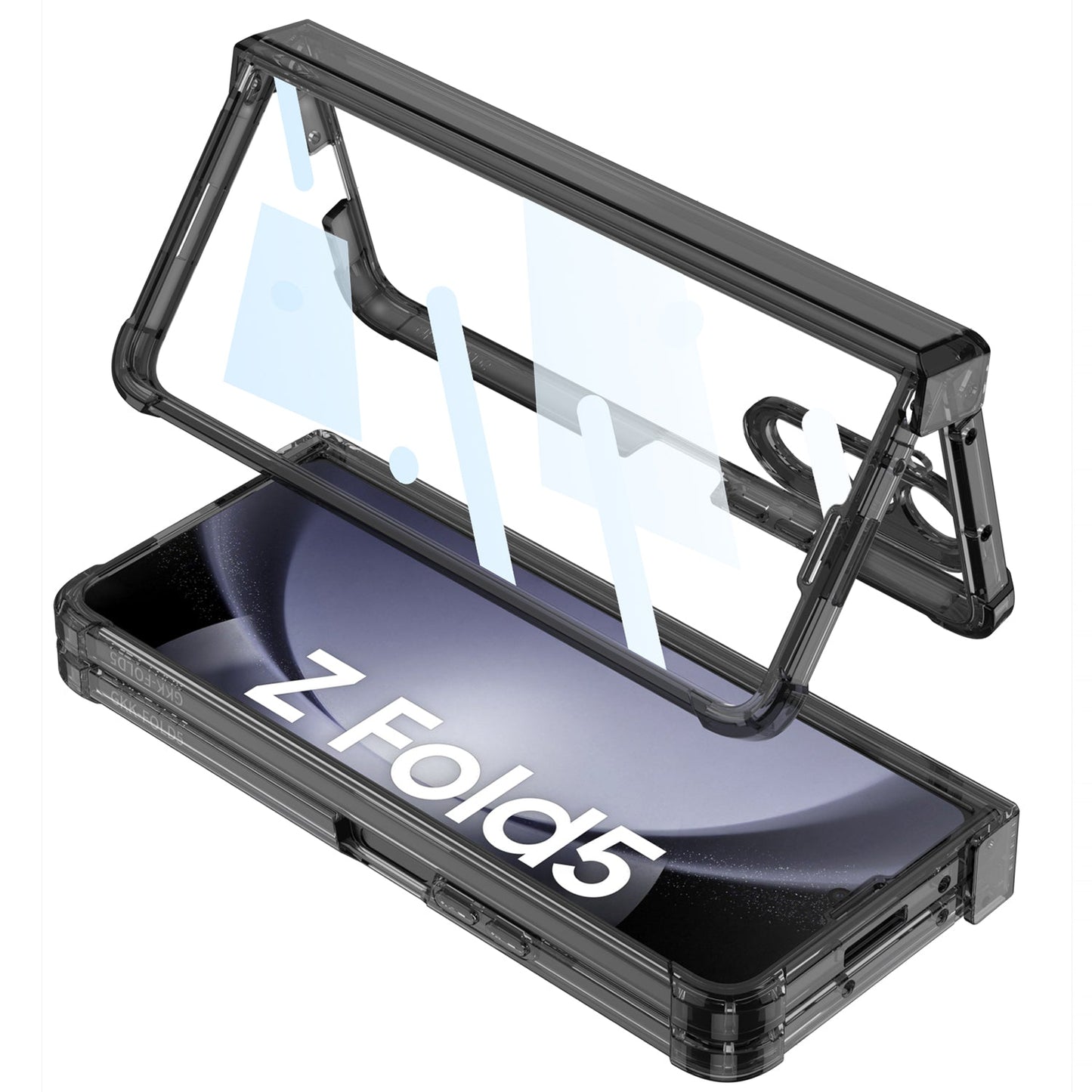 Samsung Galaxy Z Fold5 Air Bag Anti-Crash Shell Case Membrane Integrated Come with Protective Film