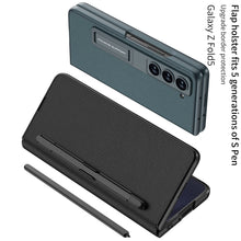 Charger l&#39;image dans la galerie, Full Protection Samsung Z Fold5 Upgrade Border Protection Case With 5 Generation S Pen Slot
