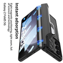 Carregar imagem no visualizador da galeria, Magnetic Folding Armor Pen Case Slide Lens Cover Film Integrated Case For Samsung Galaxy Z Fold5
