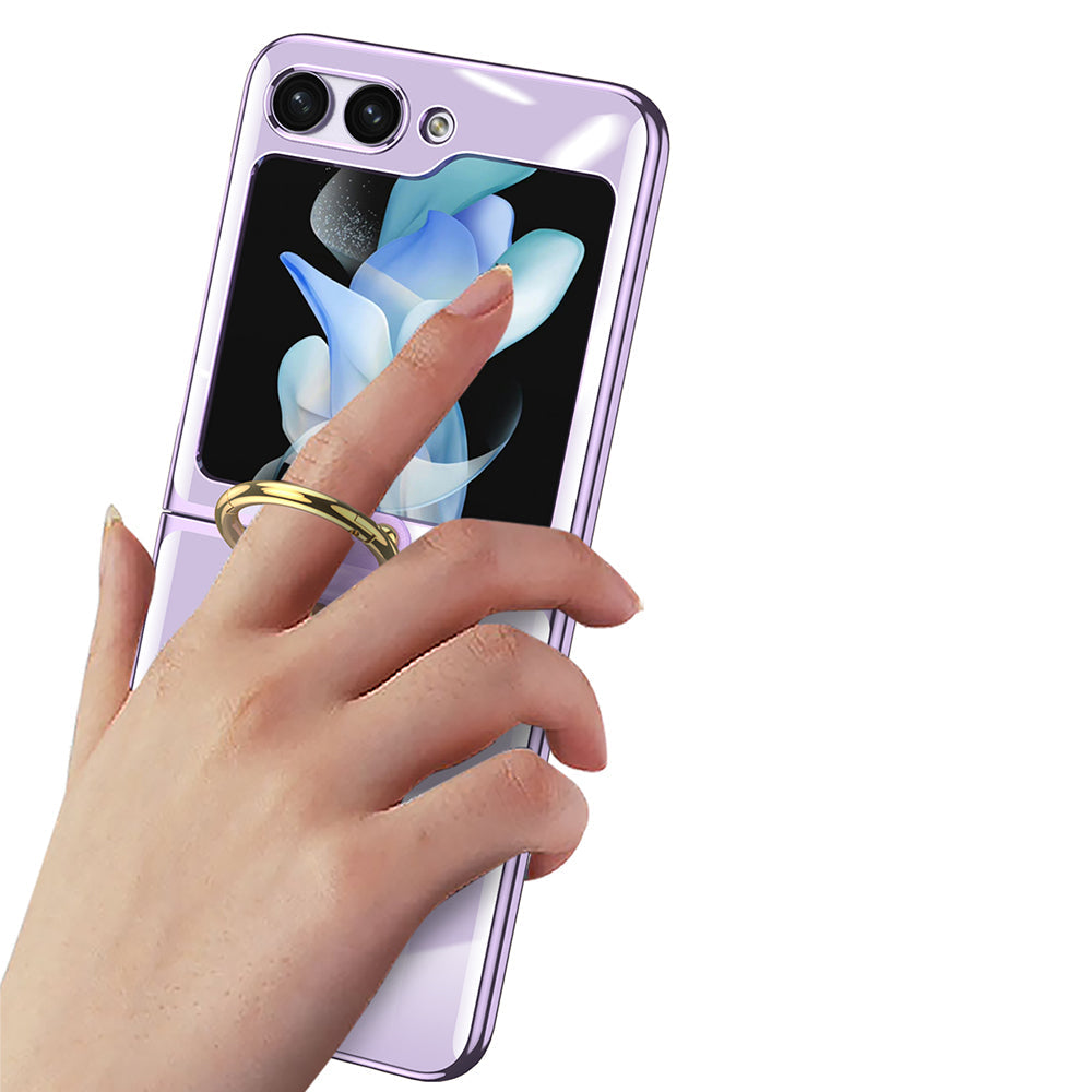 Samsung Galaxy Z Flip5 Phantom Plating Case With Ring Bracket