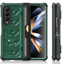 Load image into Gallery viewer, Newest Double-Cover Fold Mecha all-inclusive Rugged Phone Case For Galaxy Z Fold4 Fold3 Samsung Cases
