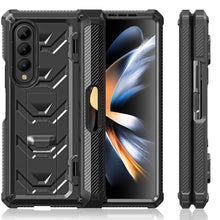 Carregar imagem no visualizador da galeria, Newest Double-Cover Fold Mecha all-inclusive Rugged Phone Case For Galaxy Z Fold4 Fold3 Samsung Cases
