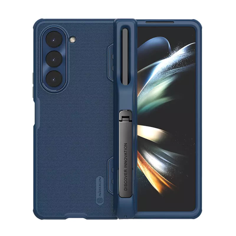 Super Frosted Shield Fold Pen holder version Matte cover case for Samsung Galaxy Z Fold5 W24