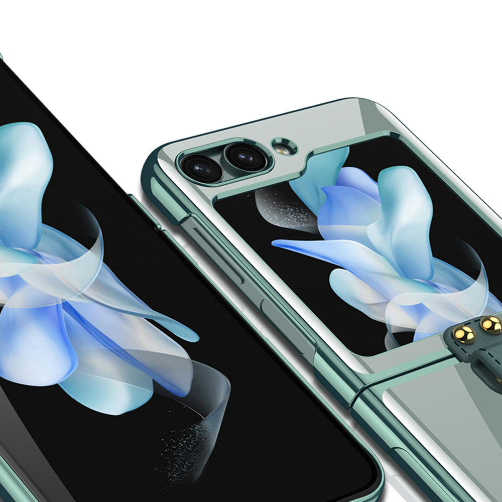 Samsung Galaxy Z Flip5 Phantom Plating Case With Ring Bracket
