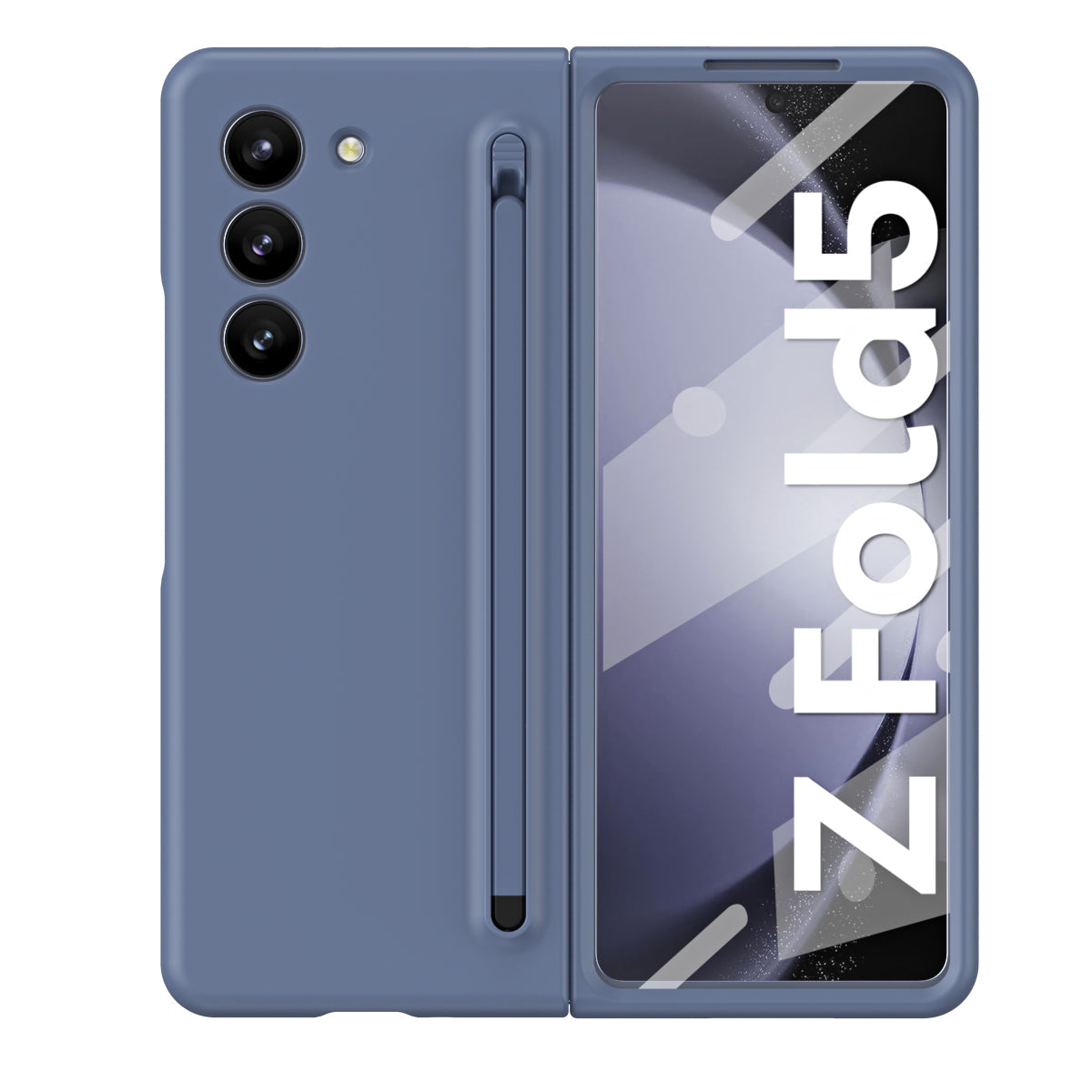 Anti-fingerprint Samsung Galaxy Z Fold4 Fold5 Case With S Pen Slot