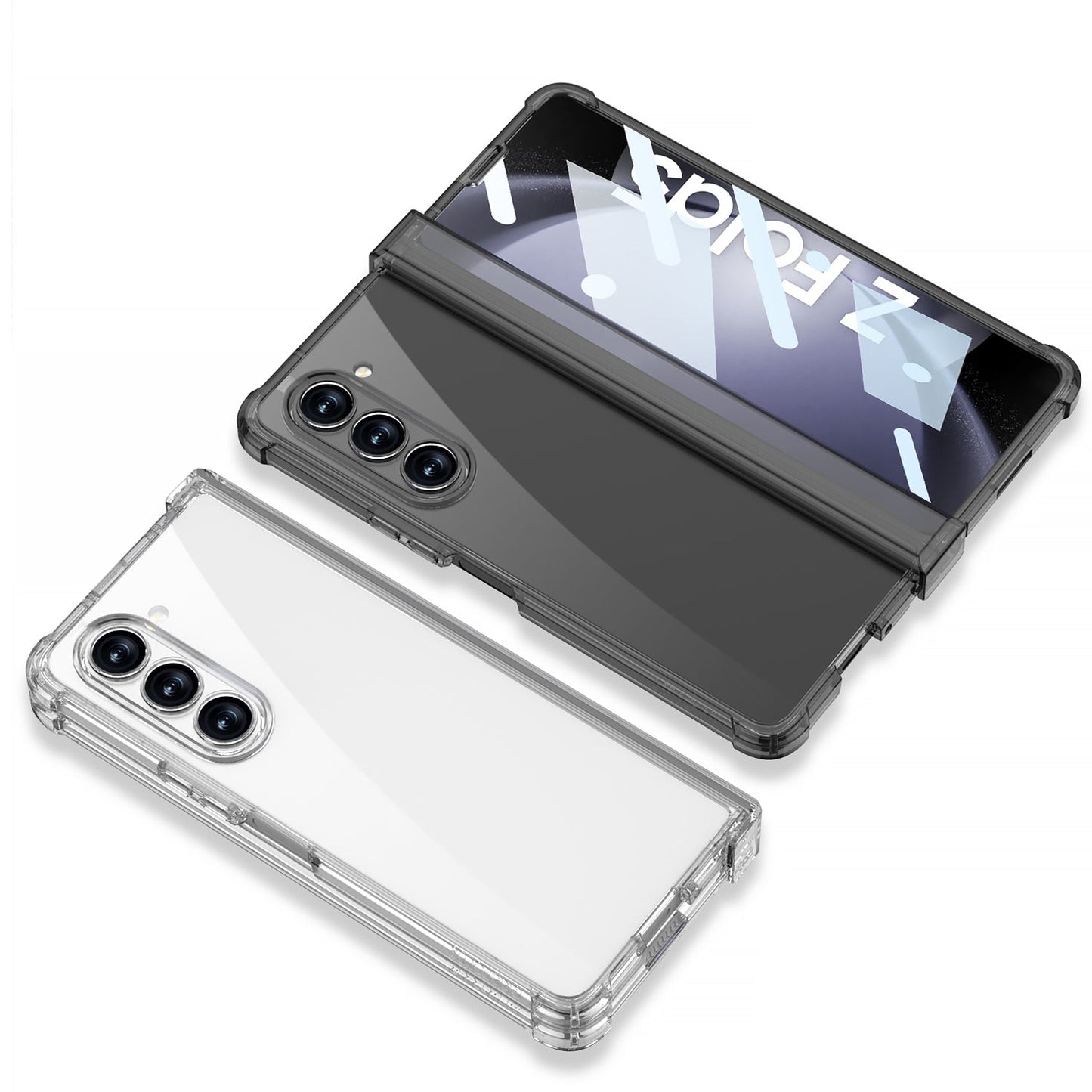 Samsung Galaxy Z Fold5 Air Bag Anti-Crash Shell Case Membrane Integrated Come with Protective Film