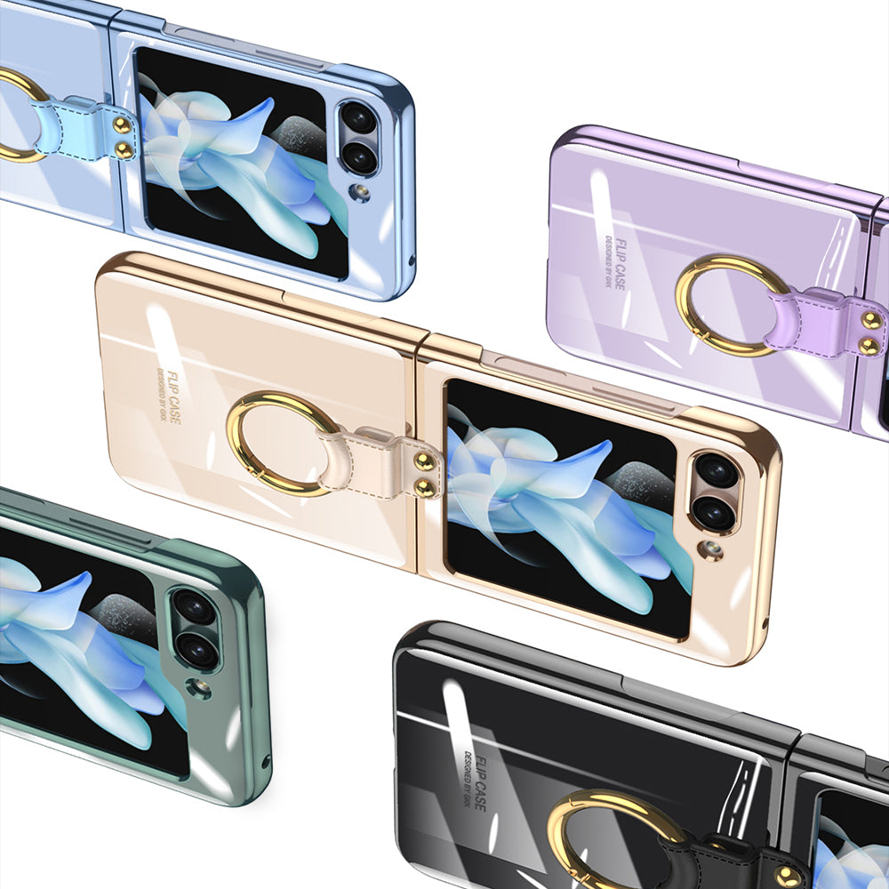 Samsung Galaxy Z Flip5 Phantom Plating Case With Ring Bracket