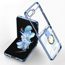 Load image into Gallery viewer, Samsung Galaxy Z Flip5 Phantom Plating Case With Ring Bracket
