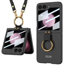 Load image into Gallery viewer, Crossbody Ultra-Thin Samsung Z Flip5 Case with Ring Screen Protector
