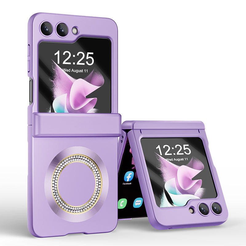 Hinge Full Protect Anti-Fall Case For Samsung Galaxy Z Flip5 with Magesafe