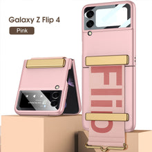 Lade das Bild in den Galerie-Viewer, Wristband Bracket And Shell Membrane Integrated Case For Galaxy Z Flip4 5G
