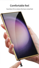 Carregar imagem no visualizador da galeria, Electroplated Leather Soft Shell Samsung Galaxy S23 S23 Plus S23 Ultra Case
