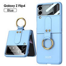 Carregar imagem no visualizador da galeria, Samsung Galaxy Z Flip4 5G Ultra-Thin Hard Cover with Ring
