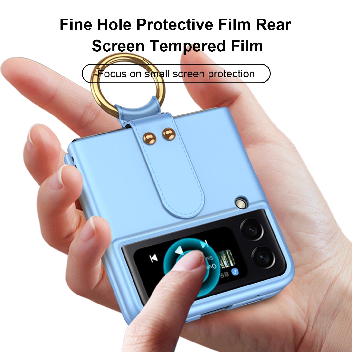 Samsung Galaxy Z Flip4 5G Ultra-Thin Hard Cover with Ring