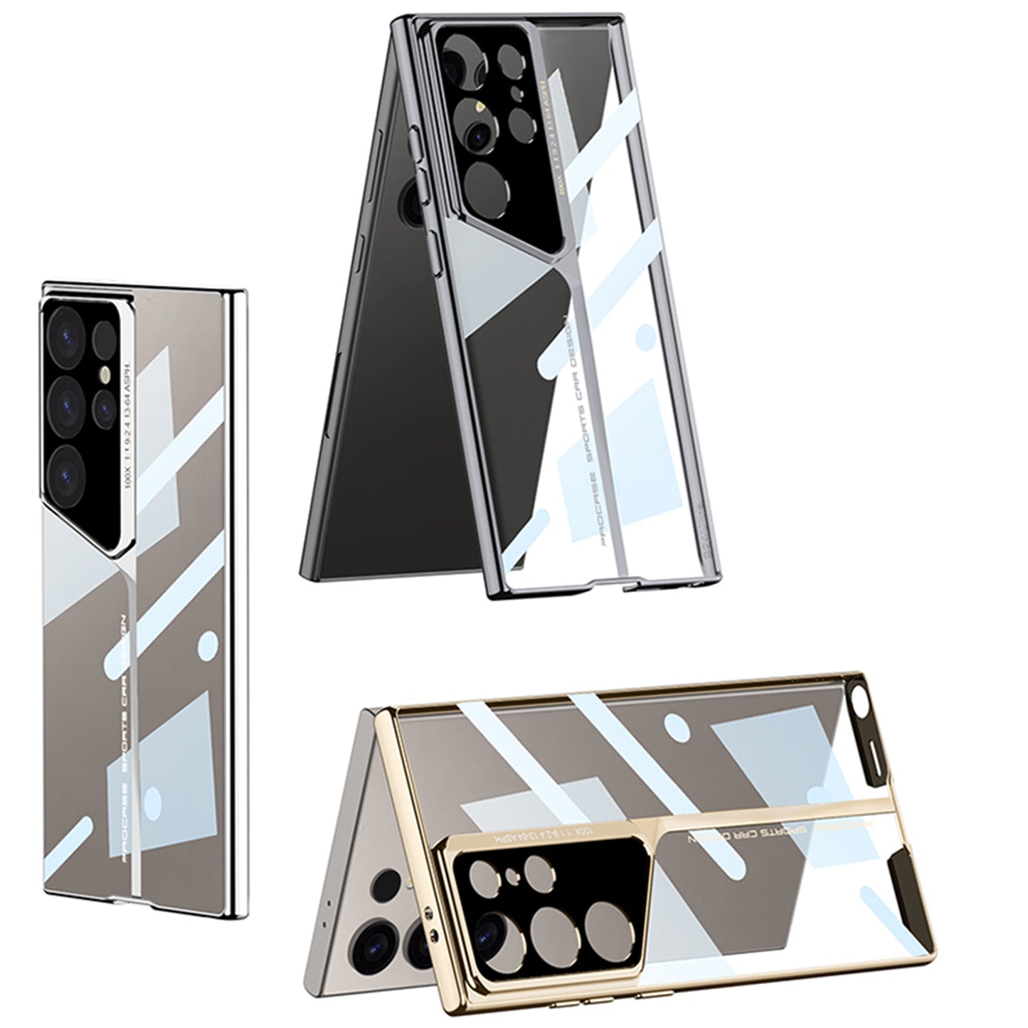 Transparent Electroplated Case For Samsung S24Ultra