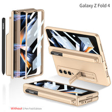 Load image into Gallery viewer, Samsung Galaxy Z Fold4 5G Magnetic Hinge Case with Screen Protector &amp; Kickstand &amp; S Pen Slot
