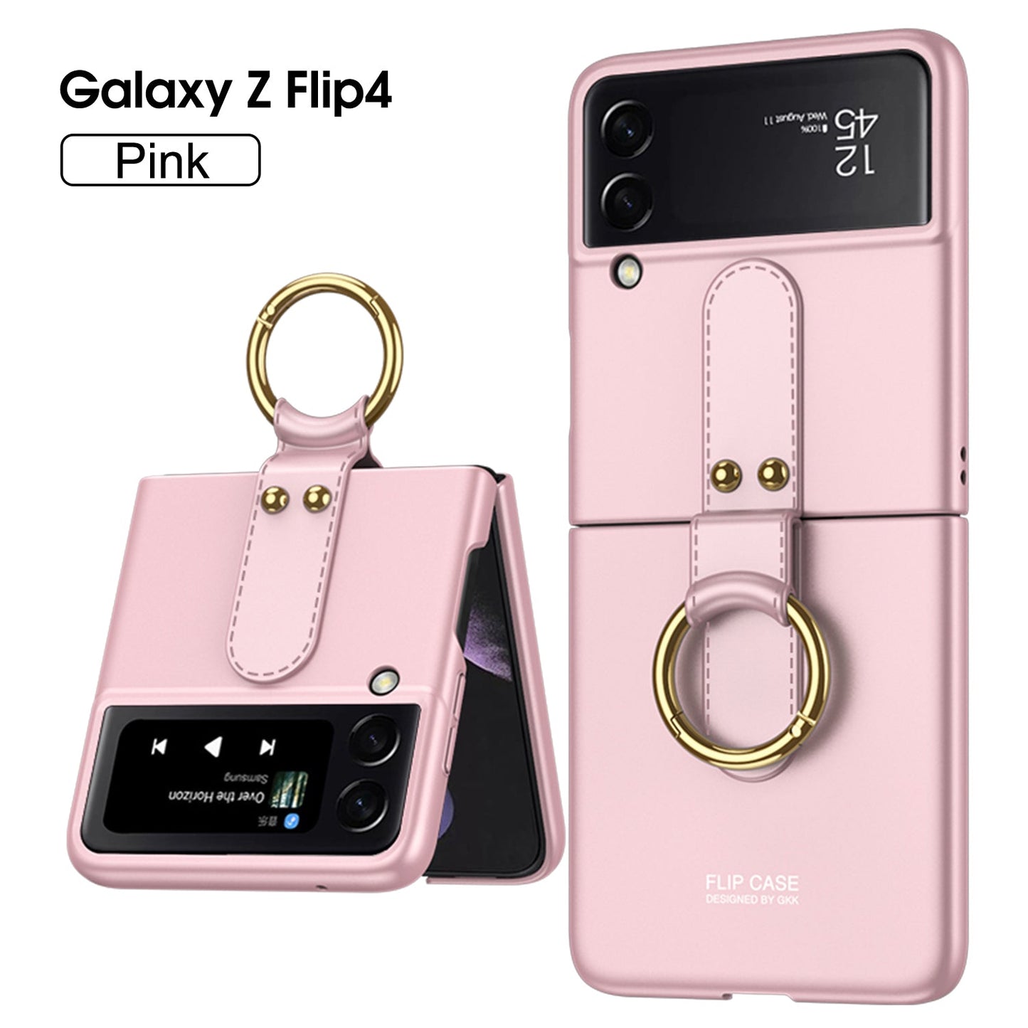 Ultra-Thin Galaxy Z Flip4 5G All-inclusive Electroplating Ring Case