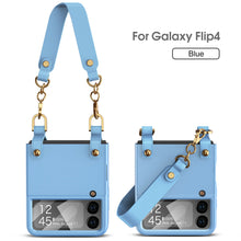 Load image into Gallery viewer, Handbag Style Samsung Galaxy Z Flip4 5G Case With Wristband
