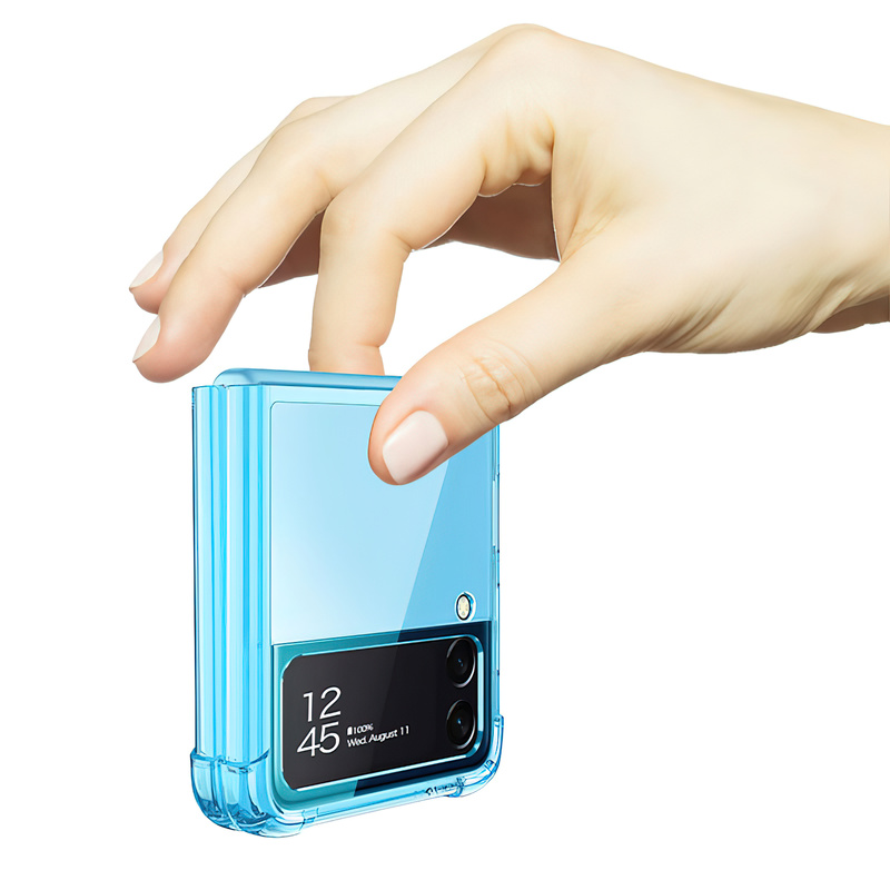Samsung Galaxy Z Flip 4 5G Case Airbag Corner Hard Silicone Cover