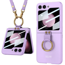 Load image into Gallery viewer, Crossbody Ultra-Thin Samsung Z Flip5 Case with Ring Screen Protector
