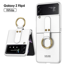 Load image into Gallery viewer, Ultra-Thin Galaxy Z Flip4 5G All-inclusive Electroplating Ring Case
