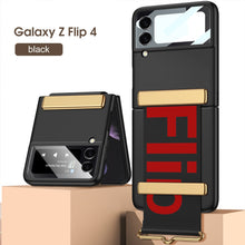 Load image into Gallery viewer, Wristband Bracket And Shell Membrane Integrated Case For Galaxy Z Flip4 5G
